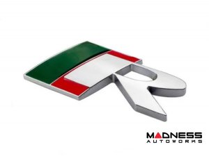 Jaguar Custom Emblem - R Racing - Chrome Finish - Green/ Red